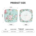 thumbnail image 5 of Rateoe Vintage Floral Pattern Square Couch Cushion Covers, Sofa Furniture Protector Slipcover with Bottom Tie rope, Soft Non-Slip Non-Wrinkle Non-Sticky-Two Pieces, 5 of 7
