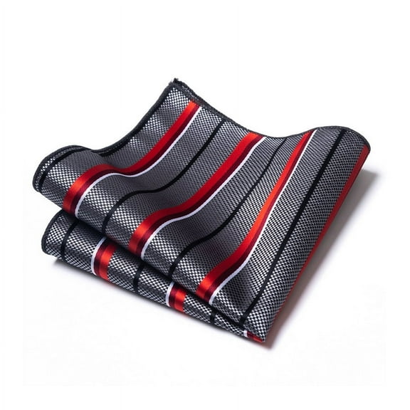 Namzi Mens Silk Pocket Square Set Handkerchiefs-9*9inch，C36