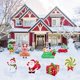 thumbnail image 5 of GOOHOCHY NuAbesty 8pcs Signos de la yarda de Navidad Feliz Navidad Decoraciones de Navidad al aire libre Decoración de césped con estacas para la fiesta en casa, 5 of 7