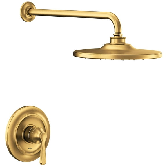 Moen Uts244202ep Colinet, 1.75 GPM, Faucet Wall Mount Showerhead, Gold