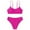 Hot Pink-2, variant on LUOGENLI Girls Swimsuits Size 14-16 Girl's Two Piece Swimsuit Sport High Waist Bikini Set Bathing Suit Kids Bathing Suits Thin Straps Girls Swimsuit Size 12/14 8-9 Years