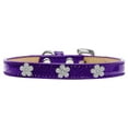 thumbnail image 3 of Dog, Puppy  Pet Widget Ice Cream Collar, "Silver Flower", 3 of 9