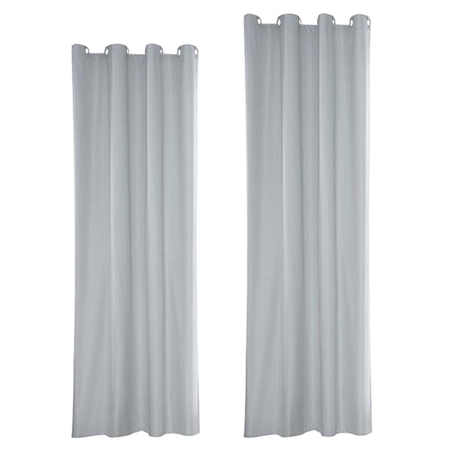 2 Piezas Cortinas Opacas Cortinas De Cama Con Aismiento TéRmico Para Sa De Estar Del Dormitorio (54x96 Pulgadas Y 54x108 Pulgadas) Baoblaze Cortinas de interior al aire libre