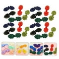 thumbnail image 5 of PBPBOX 50Pcs Chinese Knots Frog Buttons Sewing Fasteners Assorted Color Clothing Decoration For All Ages, 5 of 6