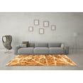 thumbnail image 3 of Ahgly Company Indoor Rectangle Abstract Orange Modern Area Rugs, 7' x 10', 3 of 4