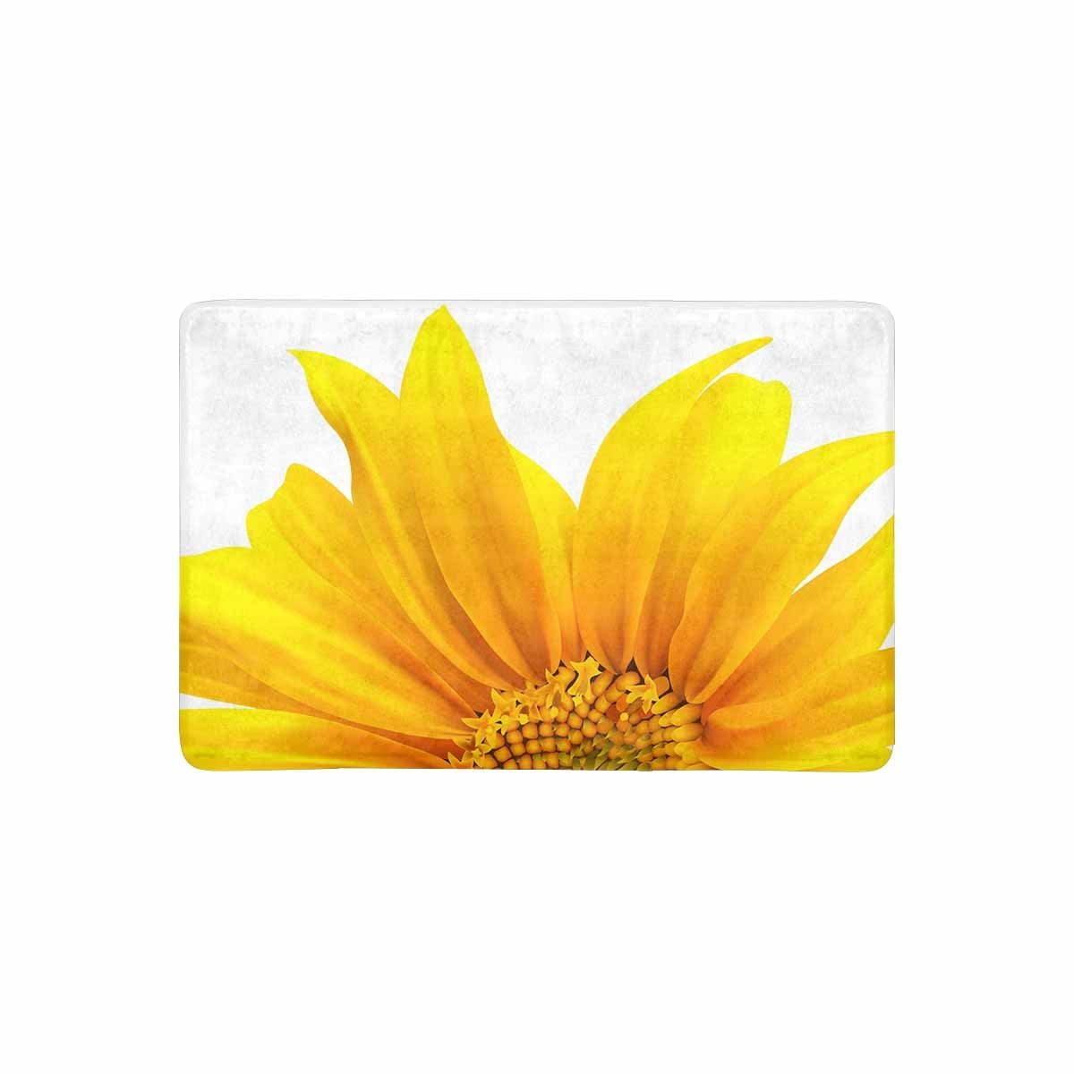 MKHERT Sunflower Modern Flourishing Yellow Summer Flower Doormat Rug