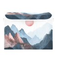 thumbnail image 7 of Yayeee Collapsible Cube Storage Bin with Lid Fabric Closet Decorative Basket with Handles, Art Mountain and Sun Pattern, 7 of 7
