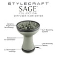 thumbnail image 3 of StyleCraft Sage Collection Diffuser Hair Dryer for Curly Hair, Ion Generator for Frizz-Free Curls, 3 of 6