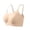 Beige, variant on Seemless Bras for Women Spring Summer Thin Solid Color Cloud Trim Soft Support Everyday Bra with Thin Shoulder Strap