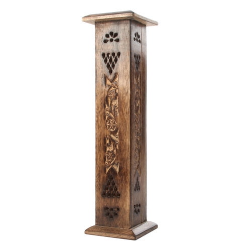 Hosley Brown Wooden Incense Stick Holder Tower Walmart Com Hosley Brown Wooden Incense Stick Holder Tower Walmart Com