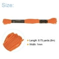 thumbnail image 2 of Unique Bargains Fil à Broder Orange, 8 m - 24 Écheveaux, 2 of 6