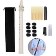 thumbnail image 2 of Yazoeia Mini Saxophone Ensemble pour Amateurs de Musique - Ensemble d'Instruments à Vent Portable, Blanc CJC912-201401, 2 of 7