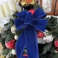 thumbnail image 5 of Royal Blue Velvet Wired Ribbon - 2 1/2" x 25 Yards, Memorial Day, Wedding, 4th of July, Bows, Anniversary, Birthday, Wreath, Christmas, 5 of 5