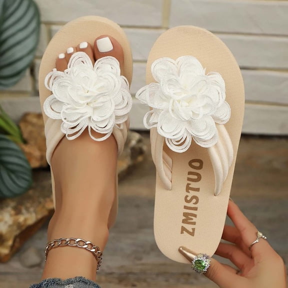 ATENAR Womens Sandals Casual Summer Women Sandals Beach Womens Shoes Yellow 7