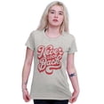 thumbnail image 3 of Never Look Back Positive Motivation Womens Slim Fit Graphic Tee Brisco Brands M, 3 of 5