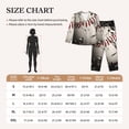 thumbnail image 4 of Sigee Baseball Breaking Glass for Women’s Pajama Sets Long-Sleeved Pjs Sets for Women 2 piece Sleepwear-X-Large, 4 of 7