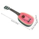 thumbnail image 3 of Ukelele de concierto de 21 pulgadas, guitarra pequeña de 4 cuerdas, instrumento musical de caoba con correa, púas y bolsa de transporte para niños, estudiantes y adultos (sandía)., 3 of 7