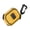 Yellow, variant on For AirPods 1/2 Switch Button Hybrid with Belt Loop - Black