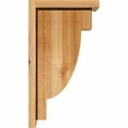 thumbnail image 3 of 6"W x 10"D x 18"H Alpine Rough Sawn Corbel w/Backplate, Western Red Cedar, 3 of 9