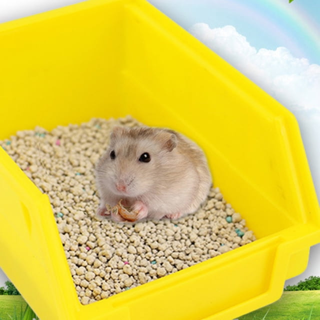 unbranded Para Hamster En Plástico Amarillo Con Simple Para Pequeños