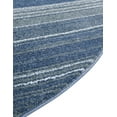 thumbnail image 6 of Unique Loom Gemstone Collection Area Rug - Topaz (3' 3" Round Blue/Navy Blue), 6 of 7