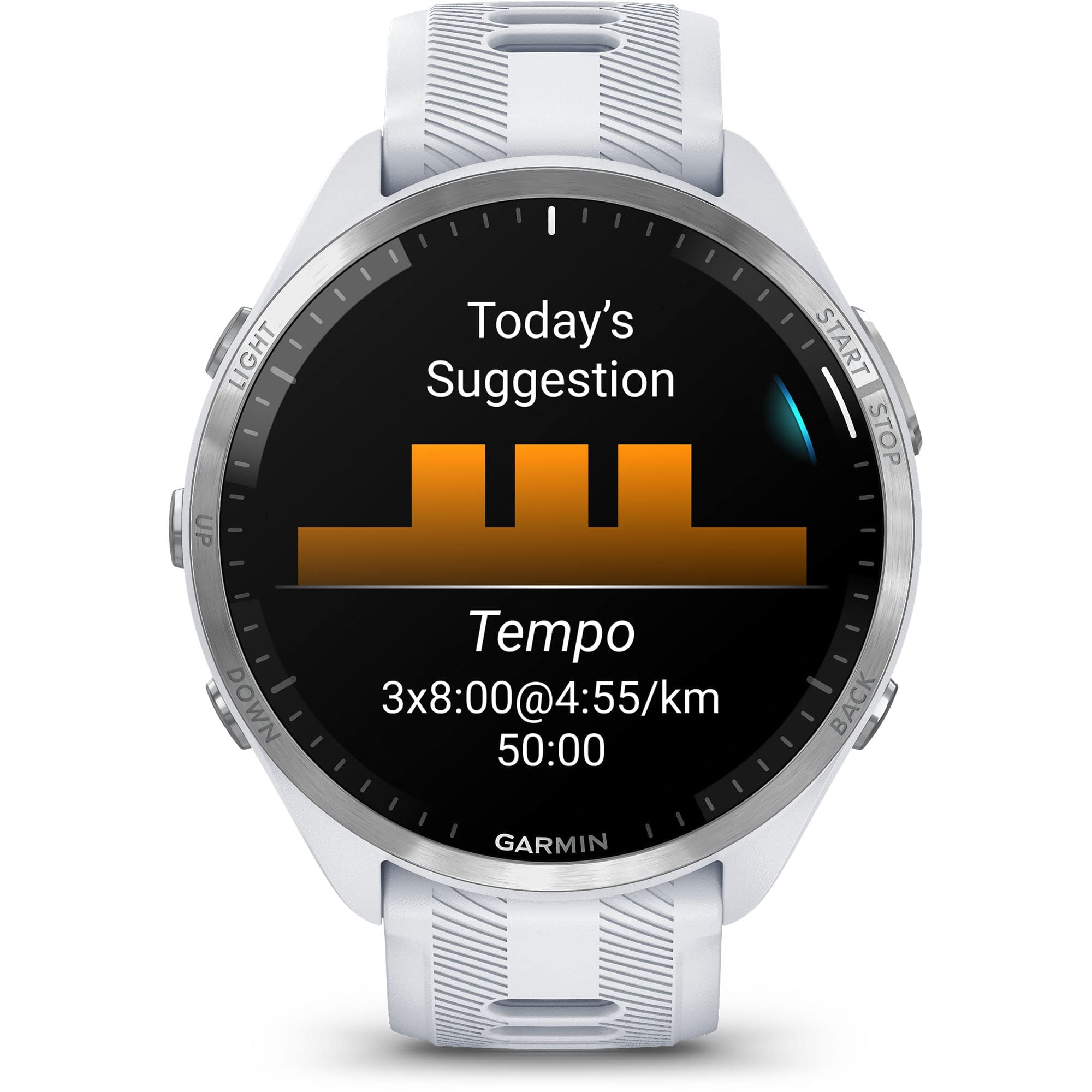 Garmin Forerunner® 965 Running Smartwatch, Colorful AMOLED Display,  Training Metrics and Recovery Insights, Black and Powder Gray, 010-02809-00