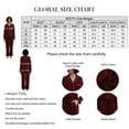 thumbnail image 4 of GLOBAL Womens Cotton Knit Sleepwear Matching Pajamas Set for Couple Loungewear,Sizes S to XXL, 4 of 6
