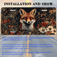 thumbnail image 3 of 1 Pcs 2D Flat License Plate Covers & Frames, Fox among Flowers For Decorative Front, Waterproof For Decoration Aluminum License Plate Covers & Frames Cover For Men Women, 12" X 6", 3 of 7