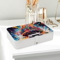 thumbnail image 6 of Vehicle Portable PU Leather Jewelry Organizer with Removable Compartment, Necklace Holder, Bracelet Holder, and Jewelry Boxes, 6 of 6