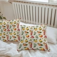 thumbnail image 5 of Outdoor Waterproof Pillow Covers Pack of 2, Summer Watercolor Style Tropical Lemon Watermelon Decorative Throw Pillowcases Cushion Covers for Garden Patio Tent Sofa Couch, 26x26 inch, 5 of 8