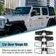 thumbnail image 2 of 8 bisagras de puerta con pernos para Jeep Wrangler JK 2007 2008 2009 2010 2012 2013 2014 2015 2016 2017 2018, 2 of 7