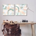 thumbnail image 2 of Contemporary Pastel Collage Abstract Abstract Painting White Framed Art Print Wall Art, Set of 2, 2 of 8