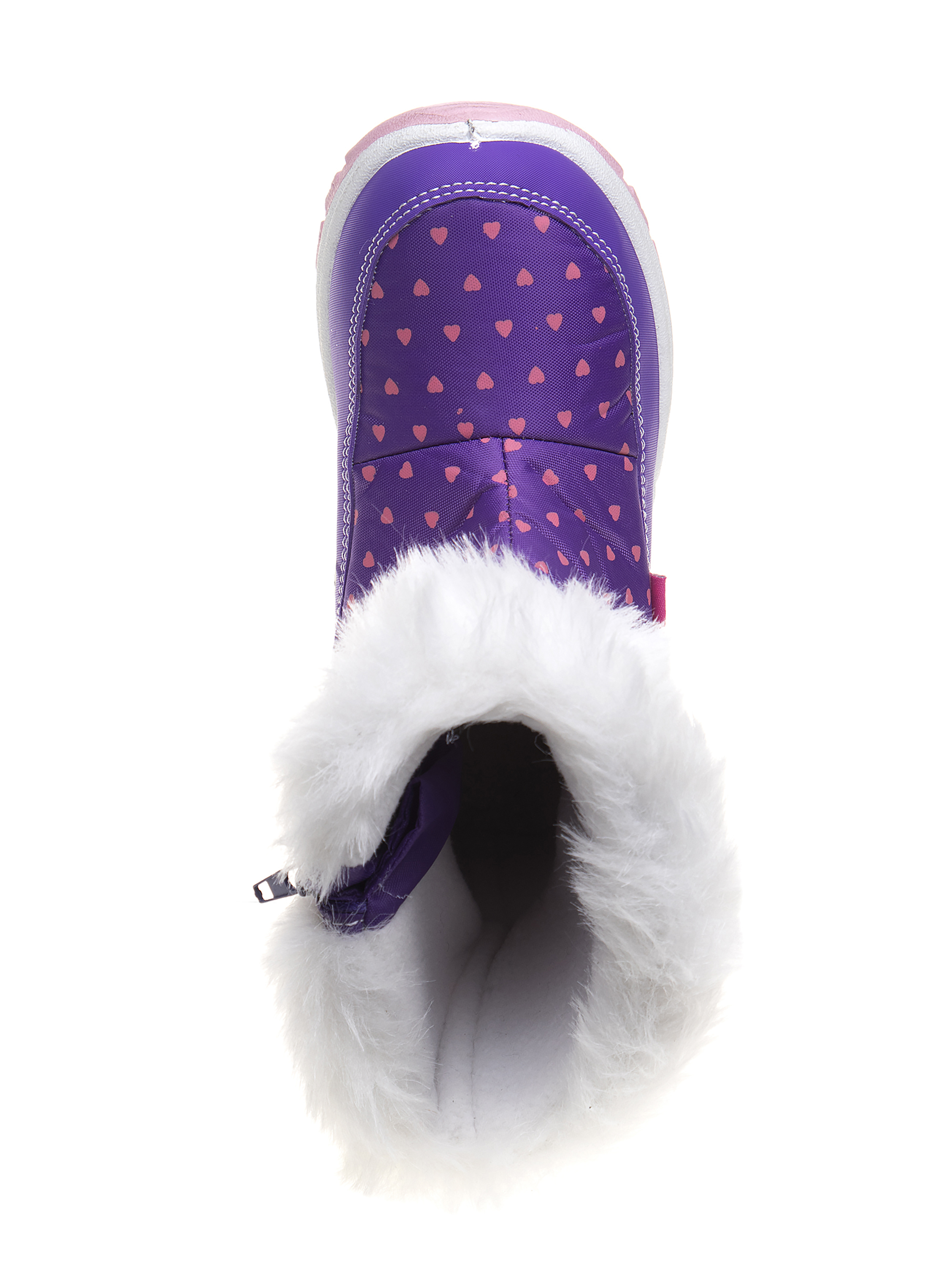 Rugged Bear Girls' Small Hearts Snow Boots