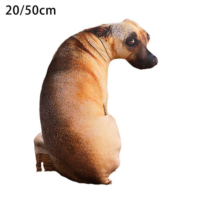 Dog Plush Toy Simulation Dog Stuffed Doll Realistic Standing Photography Animal Dog Decor Prop