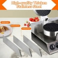 thumbnail image 5 of Commercial Waffle Maker, Electric Waffle Making Machine, Non-Stick Waffle Iron Machine 50-250℃ 110V 2400W for Home, Restaurant and Snack Bar - 2 Heads, 5 of 7
