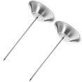 thumbnail image 4 of KAKOWELY Fourchettes de menu 2 Pcs en Acier Inoxydable Fourchettes de menu pour Factures Documents Notes Aiguille en Métal Produits de Rangement pour Bureau Restaurant5.63"X2.95"X2.95 Pouces, 4 of 5
