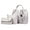 Grey, variant on Handbags for Women Leather Shoulder Bags Tassel Tote Satchel Hobo Wallet Purse Set 3Pcs(Brown)