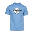 thumbnail image 1 of Gravity Threads Mens Los Angeles Basketball Short-Sleeve T-Shirt - Light Blue - M, 1 of 1
