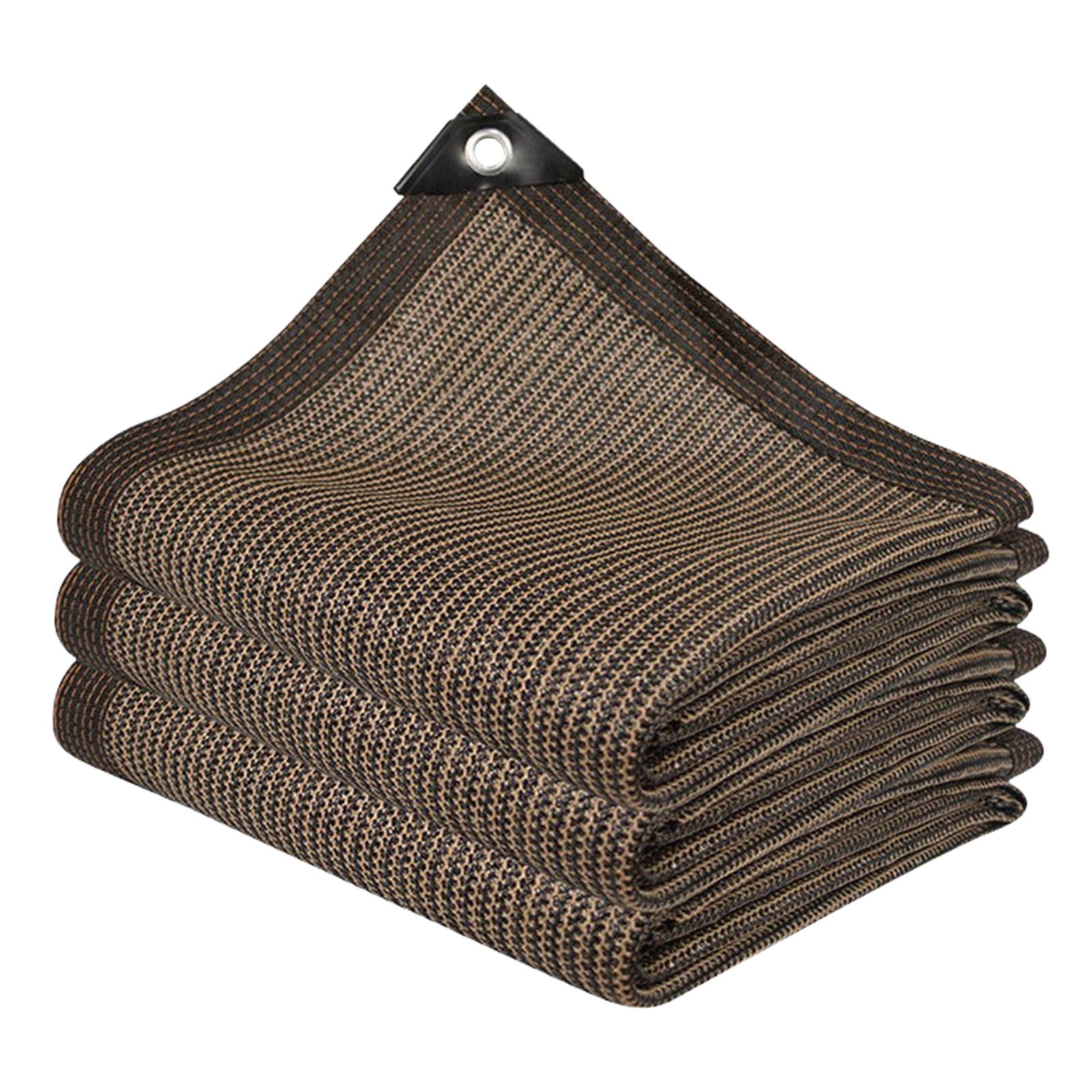 Shade Cloth Netting Mesh Gardening Sunshade Heavy Duty Awning Cover Canopy Netting Blocks Net Shade for Lawn Outdoor Backyard Beach Balcony 3Mx5M