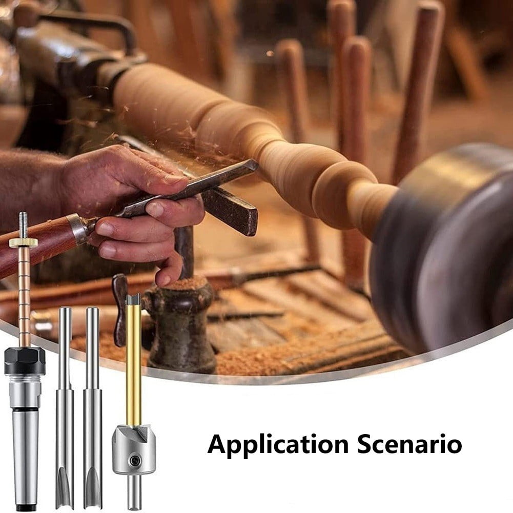 Clupup 8PCS Pen Turning Mandrel,7mm Drill Bit Pen Mandrel, Wood Turning Pen Kits