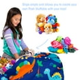 thumbnail image 3 of Posh Creations Bean Bag Stuffable Cover Only-for Toys,Canvas,Kids, 4 ft, Dinos on Blue, 3 of 4
