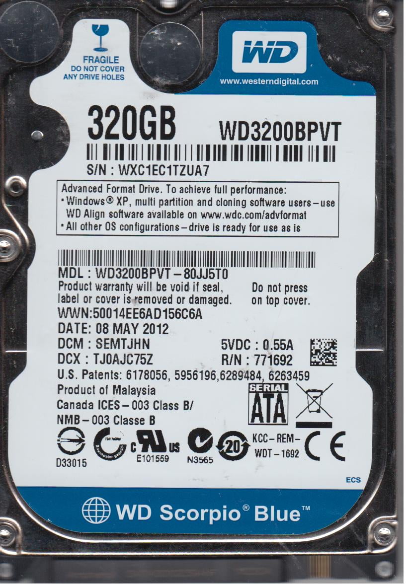 Western Digital 2TB WD Purple Surveillance Hard Drive, 256MB