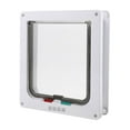 thumbnail image 2 of Almencla Porte pour Chien Porte pour Chat à Rabat Facile à Installer, Rabat Transparent, Verrouillage à 4 Positions, Fournitures pour Animaux pour Fenêtre Portes Intérieures Extérieures Mur m, 2 of 8