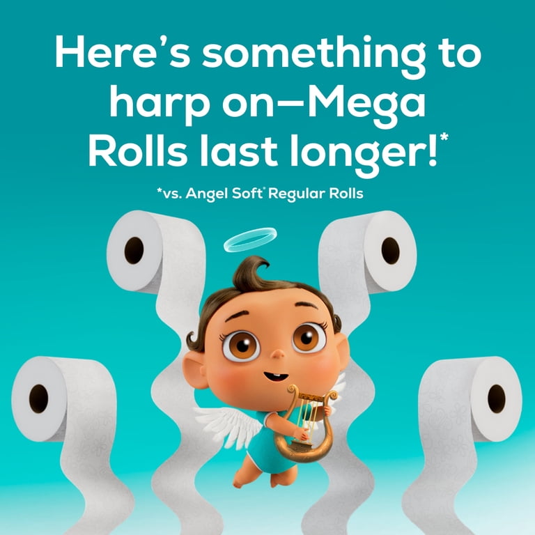 Angel Soft Mega Toilet Paper, 18 Rolls photo 3
