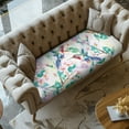 thumbnail image 2 of Renewold Hummingbird Floral Watercolor Stretch Sofa Seat Cushion Slipcover Soft Dog Couch Slipcover Elastic Separate Sofa Slipcover Pet Friendly for Living Room Home Decor, L, 2 of 5
