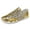 Gold, variant on Women's and Men's Sequin Sneakers - Sparkly Low Top Lace-Up Fashion Shoes for Concert & Casual Wear