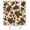 Brown, variant on Brown Cowhide Shower Curtain Rustic Farmhouse Milk Cow Skin Farm Animal Cow Print Vintage Western Country Fabric Bathroom Decor Curtain with Hooks