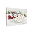 thumbnail image 2 of Trademark Fine Art 'Snowman Resting 1' Canvas Art by Beverly Johnston, 2 of 3