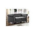 thumbnail image 3 of Best Master Furniture Venice Upholstered Living Room Sofa and Loveseat, 2-Piece Set, Klein Char-Color:Klein CharcoalMaterial, 3 of 3