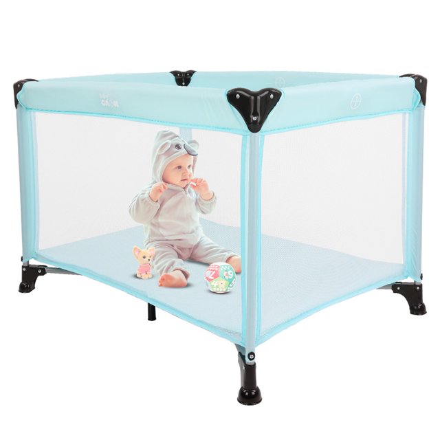Cuna Viajera Plegable Baby Gaon GN-FBC01 para bebé Color Azul